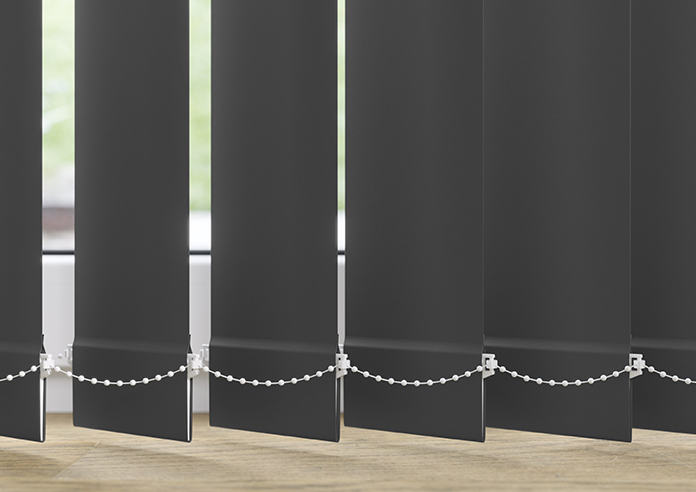 Orion (Blackout), True Black - Vertical Blind Slats - Image 3